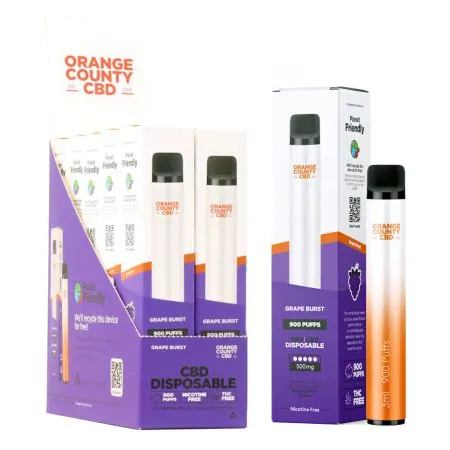 CBD Vape 250 CBD + 250mg CBG Grape