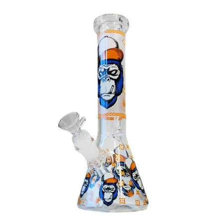 Svítí (tma) - Gorila Glass Bong 25cm