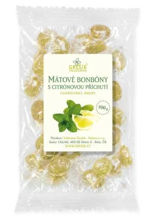 Bonbóny - Mátové s citron. příchutí